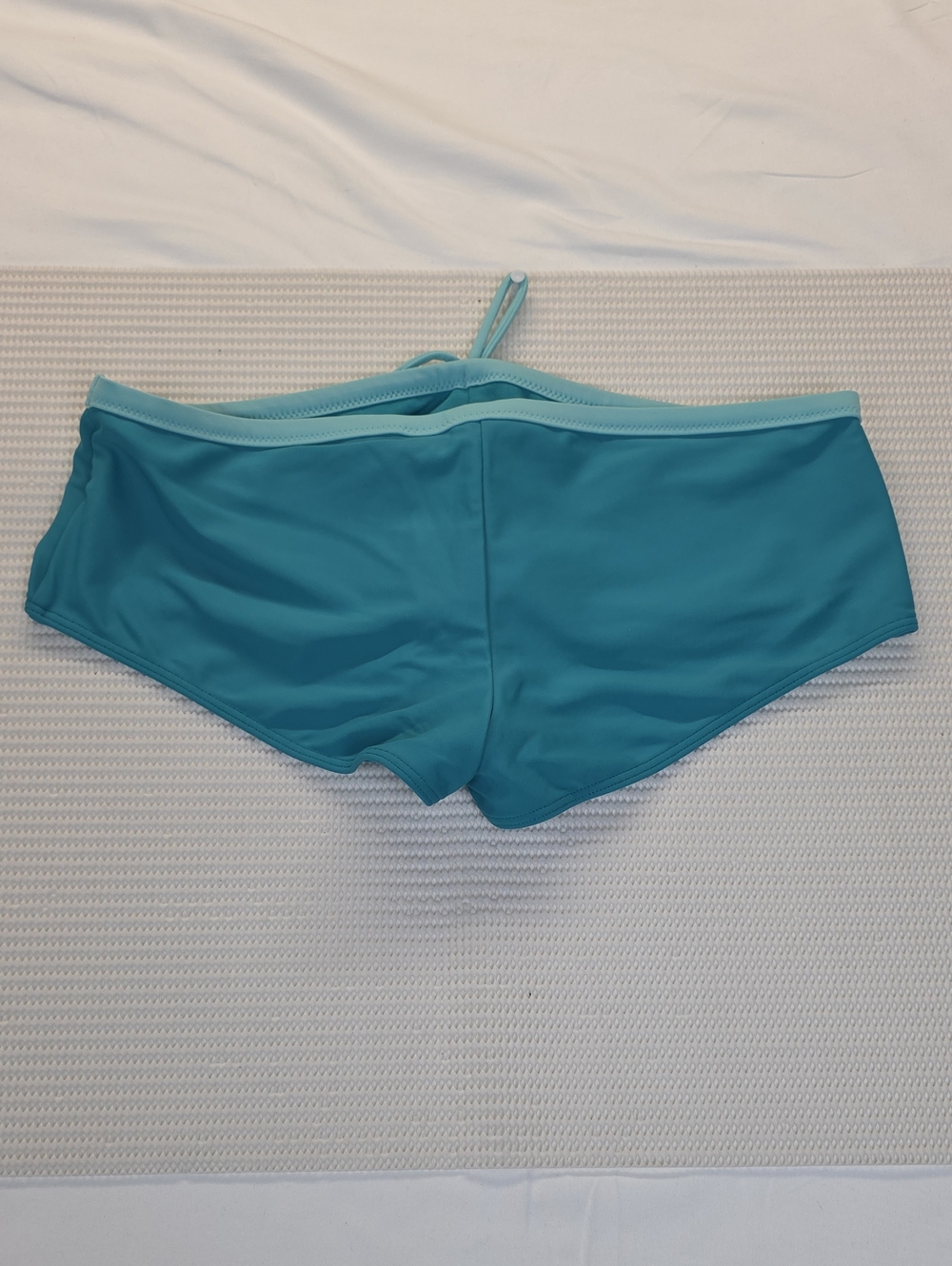 Hollister Teal Bikini Bottoms with Light Teal Trim and Pink Floral Detail Small - Picture 6 of 10